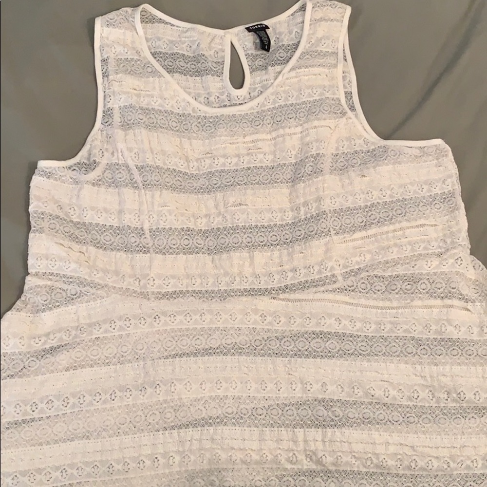 Lace tank top